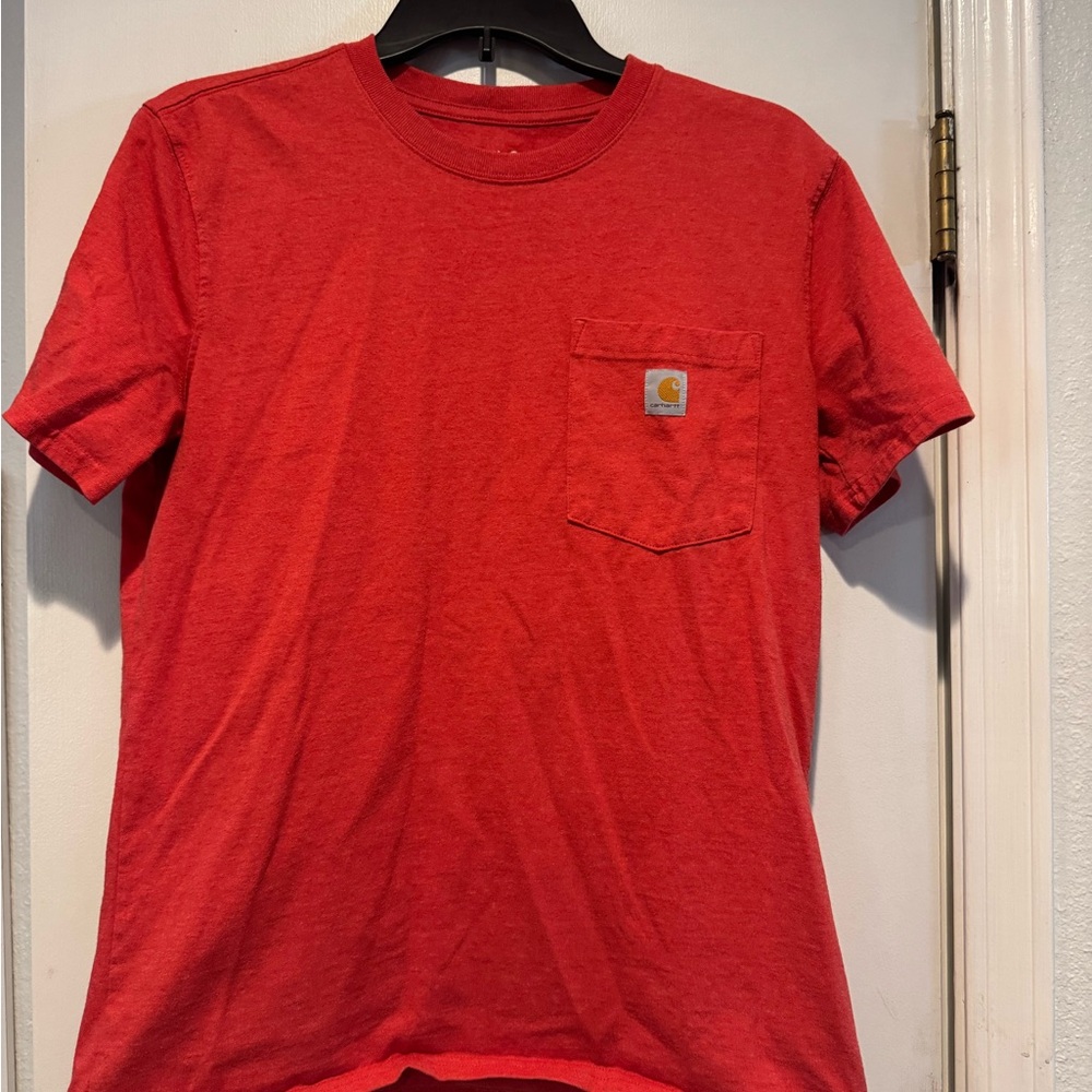 Carhartt women’s Vibrant Red/coral Short Sleeve Tee